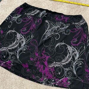 SkirtSports Black and Purple skort